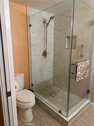 Bathroom, Glass Shower, Interior, Marble Walls