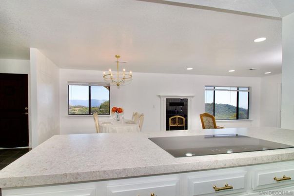 Chandelier, Dining room, Interior, Recessed Lighting