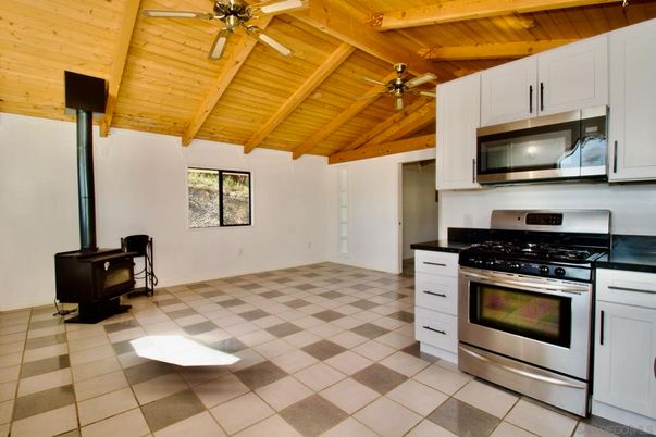 Interior, Kitchen, Stainless Steel Appliances, Wooden Beams, Wooden Ceilings