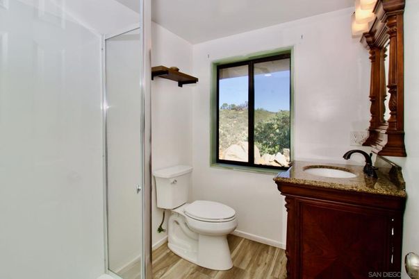 Bathroom, Interior, Wood Texture Flooring