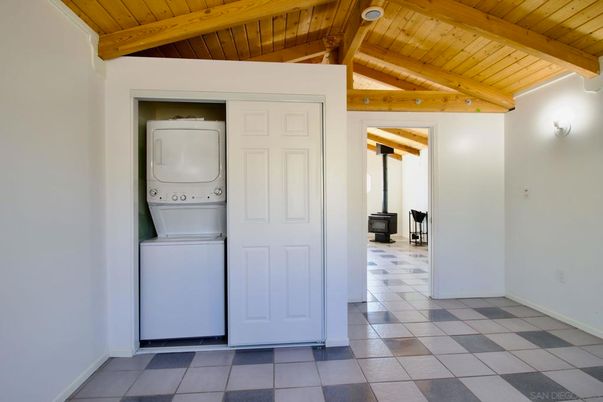 Interior, Utility Closets, Washer, Wooden Beams, Wooden Ceilings