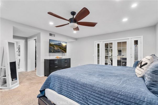 Bedroom, Interior, Recessed Lighting