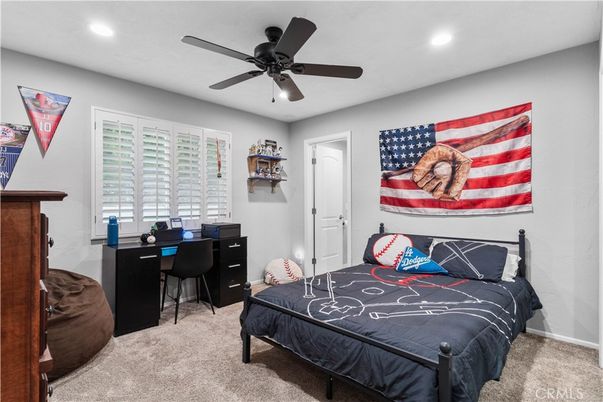 Bedroom, Home Office, Interior, Recessed Lighting