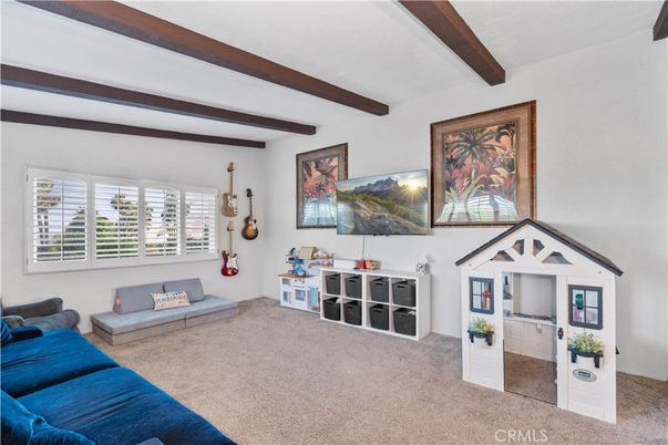 Interior, Living room, Wooden Beams
