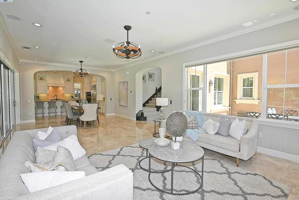Chandelier, Dining room, Interior, Kitchen, Living room, Pendant Lights, Recessed Lighting