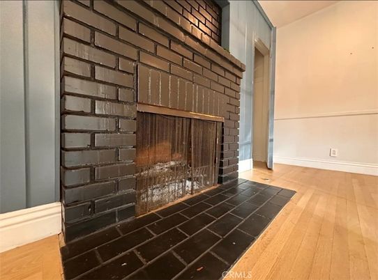 Fireplace, Interior, Wood Texture Flooring