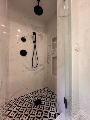 Bathroom, Interior, Marble Walls
