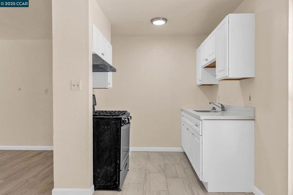 Interior, Kitchen, Marble, Recessed Lighting, Wood Texture Flooring
