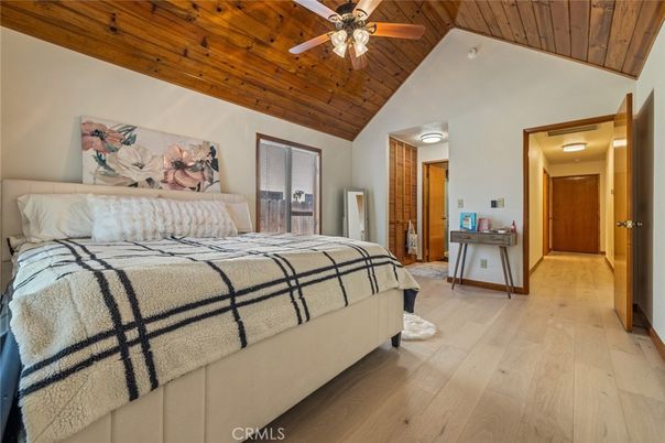 Bedroom, Interior, Wooden Ceilings, Wood Texture Flooring