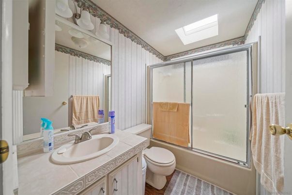 Bathroom, Glass Shower, Interior, Tile Countertops