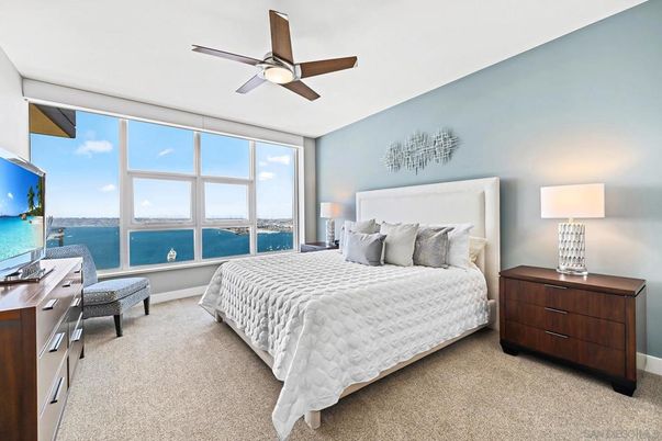 Bedroom, Interior, Water