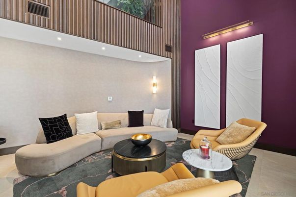 Interior, Living room, Recessed Lighting