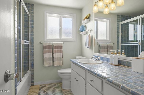 Bathroom, Glass Shower, Interior, Tile Countertops