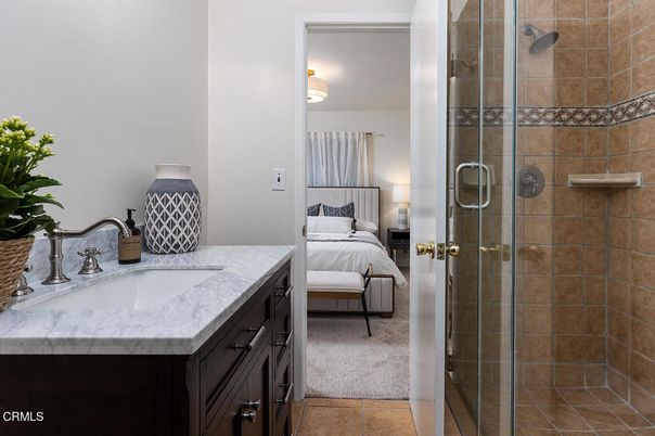 Bathroom, Bedroom, Glass Shower, Interior