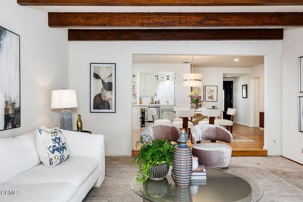Dining room, Interior, Kitchen, Living room, Pendant Lights, Recessed Lighting, Wood Texture Flooring