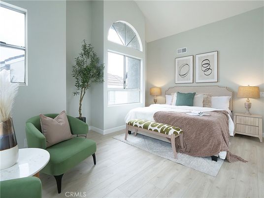 Bedroom, Interior, Wood Texture Flooring