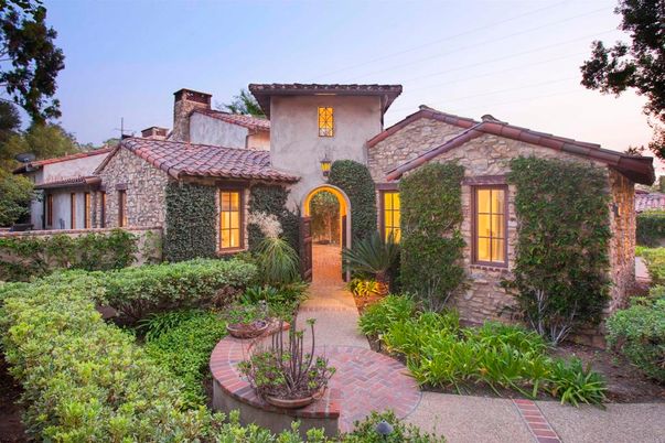 Exterior, Facade, Spanish Mediterranean