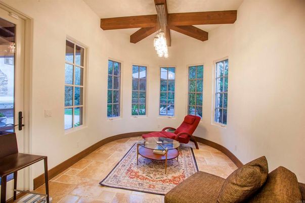 Interior, Living room, Pendant Lights, Wooden Beams