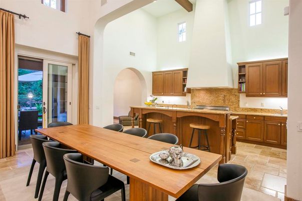 Dining room, Interior, Kitchen, Wooden Beams