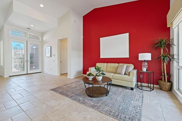 Interior, Living room, Recessed Lighting