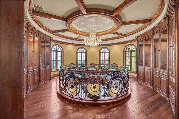 Chandelier, Interior, Wood Texture Flooring