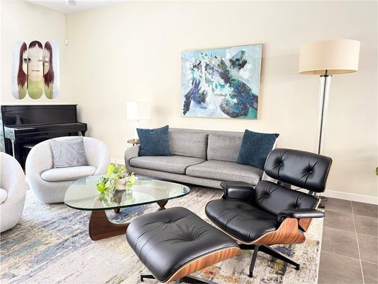 Interior, Living room, Piano