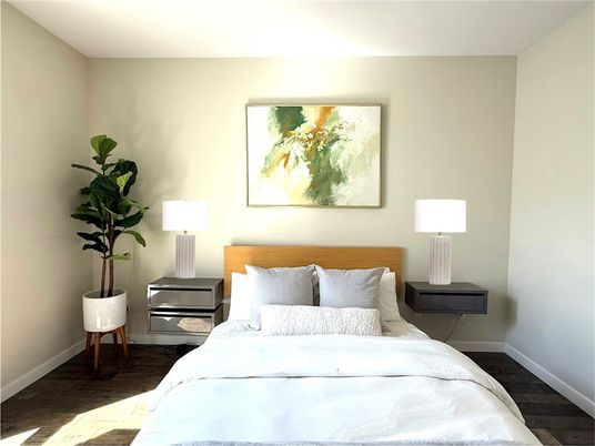Bedroom, Interior, Wood Texture Flooring