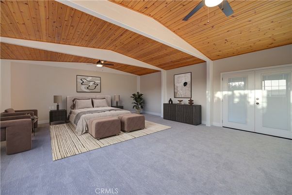 Bedroom, Interior, Wooden Ceilings