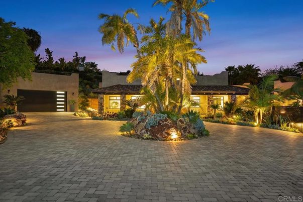 Attached, Backyard, Exterior, Facade, Mediterranean