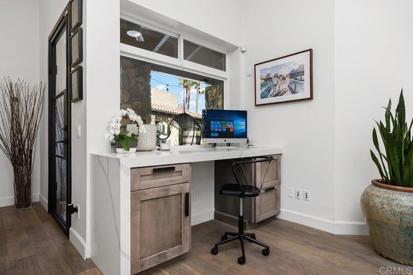 Home Office, Interior, Wood Texture Flooring