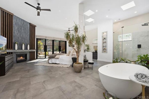 Bathroom, Bedroom, Fireplace, Free Standing Baths, Interior, Recessed Lighting