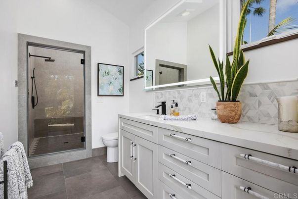 Bathroom, Glass Shower, Interior
