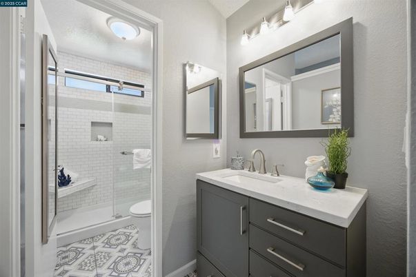 Bathroom, Glass Shower, Interior
