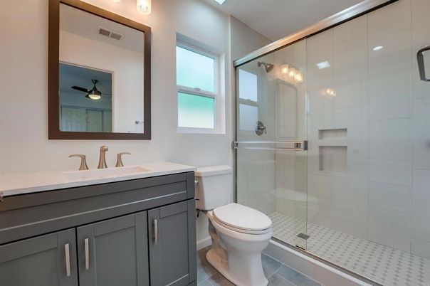 Bathroom, Glass Shower, Interior