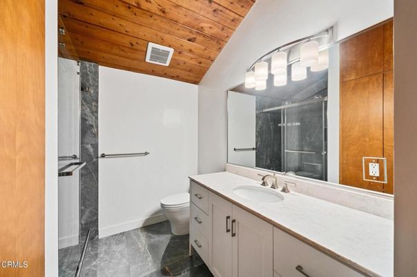 Bathroom, Interior, Wooden Ceilings