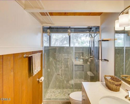 Bathroom, Glass Shower, Interior