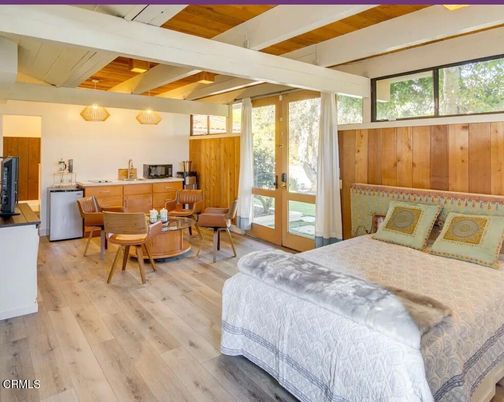 Bedroom, Interior, Wooden Beams, Wooden Ceilings, Wood Texture Flooring