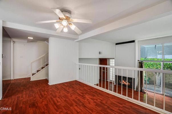 Empty room, Fireplace, Interior, Wood Texture Flooring