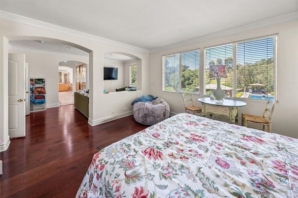 Bedroom, Interior, Wood Texture Flooring