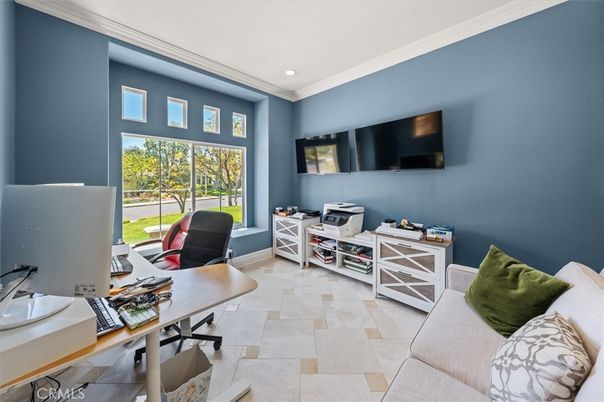 Home Office, Interior, Recessed Lighting