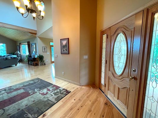 Chandelier, Interior, Wood Texture Flooring