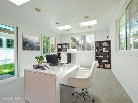 Home Office, Interior, Recessed Lighting