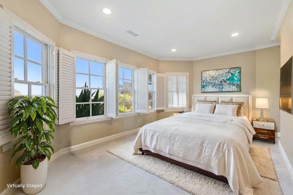Bedroom, Interior, Recessed Lighting