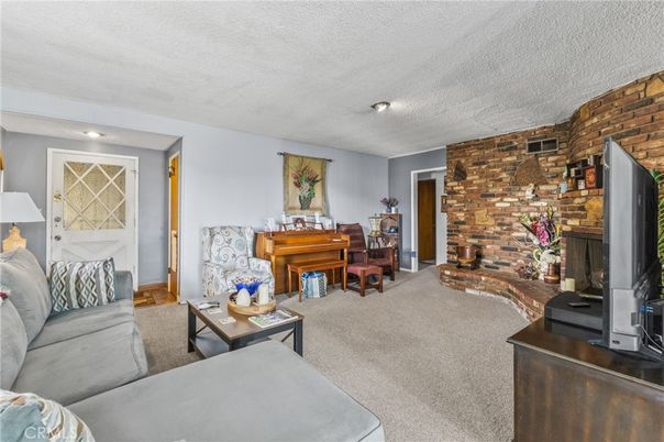Fireplace, Interior, Living room, Piano, Stone Walls