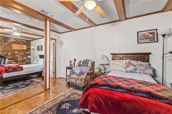 Bedroom, Interior, Wood Texture Flooring