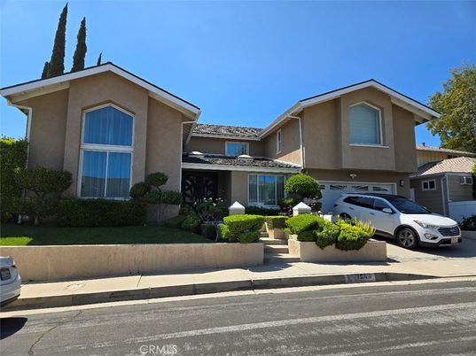 Attached, Exterior, Facade, Mediterranean