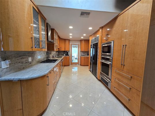 Interior, Kitchen, Recessed Lighting, Stainless Steel Appliances