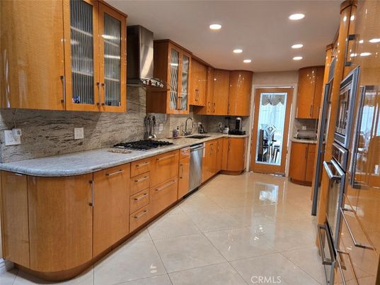 Interior, Kitchen, Recessed Lighting, Stainless Steel Appliances