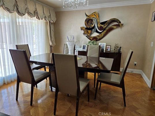 Dining room, Interior, Wood Texture Flooring