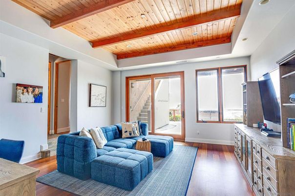 Interior, Living room, Recessed Lighting, Wooden Beams, Wooden Ceilings, Wood Texture Flooring